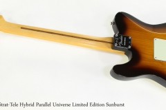 Fender Strat-Tele Hybrid Parallel Universe Limited Edition Sunburst   Full Rear View