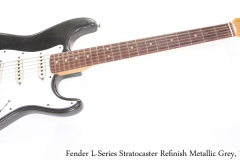 Fender L-Series Stratocaster Refinish Metallic Grey, 1965 Full Front View