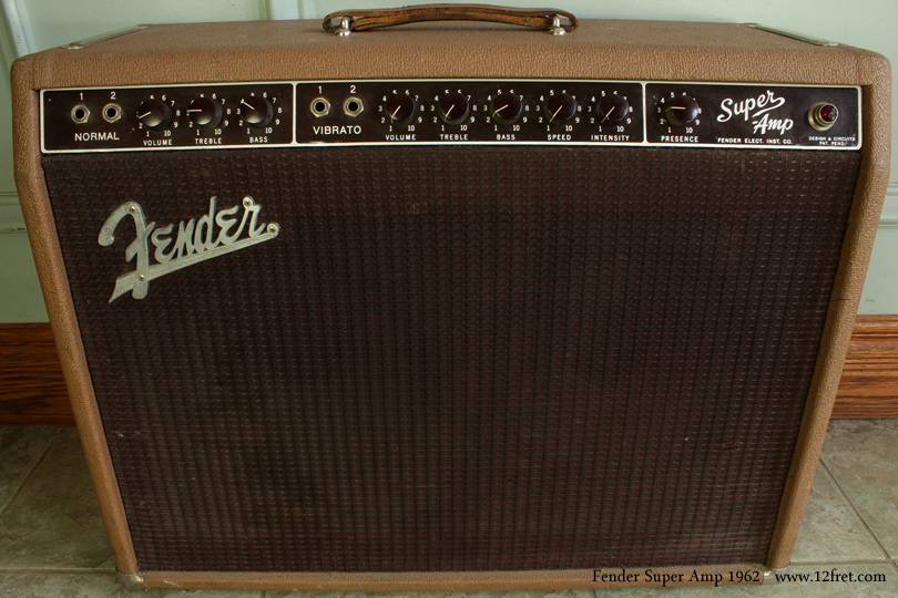 Fender Super Amp 1962 panel
