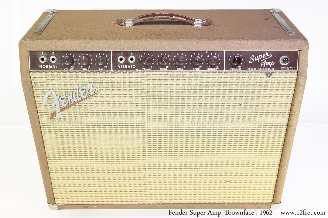 Fender Super Amp \'Brownface\', 1962 Full Front View
