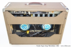 Fender Super Amp \'Brownface\', 1962 Full Rear View