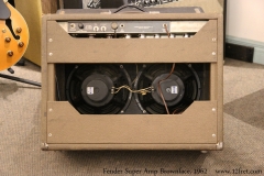 Fender Super Amp Brownface, 1962 Full Rear Tilt View