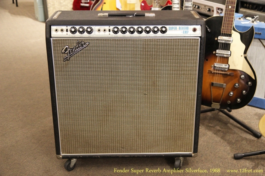 Fender Super Reverb Amplifier Silverface, 1968  Full Front View