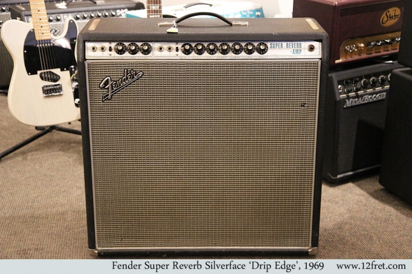Fender Super Reverb Silverface 'Drip Edge', 1969 Full Front View