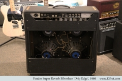 Fender Super Reverb Silverface 'Drip Edge', 1969 Full Rear View