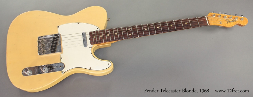 Fender Telecaster Blonde 1968 full front view