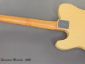 Fender Telecaster Blonde 1968 full rear view