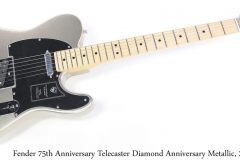 Fender 75th Anniversary Telecaster Diamond Anniversary Metallic, 2021 Full Front View