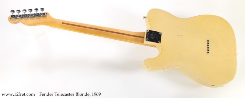 Fender Telecaster Blonde, 1969 Full Rear View