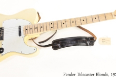 Fender Telecaster Blonde, 1971 Full Front View