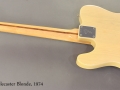 Fender Telecaster Blonde 1974 full rear view