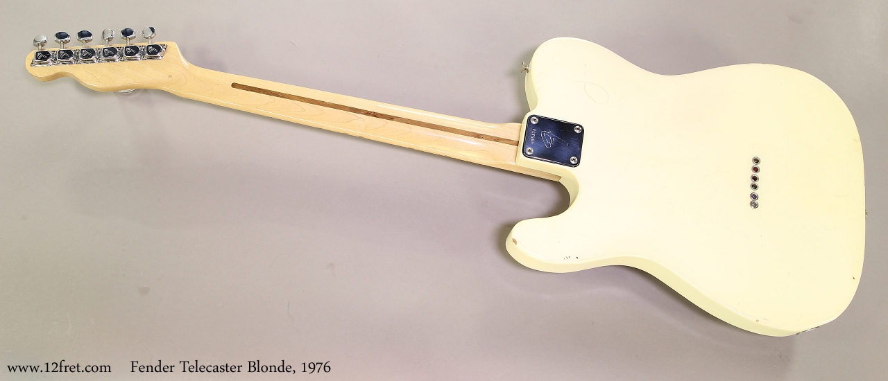 Fender Telecaster Blonde, 1976  Full Rear View