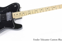 Fender Telecaster Custom Black, 1978 Full Front View