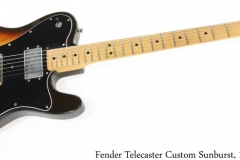 Fender Telecaster Custom Sunburst, 1978 Full Front View