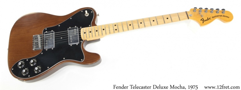 Fender Telecaster Deluxe Mocha, 1975 Full Front View