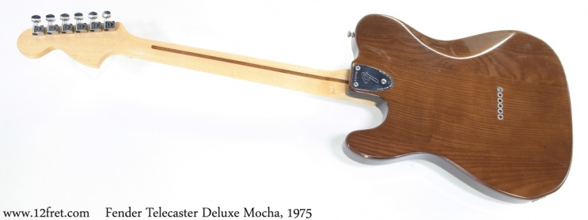 Fender Telecaster Deluxe Mocha, 1975 Full Rear View