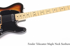 Fender Telecaster Maple Neck Sunburst, 1978 Full Front View