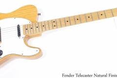 Fender Telecaster Natural Finish, 1983 Full Front View