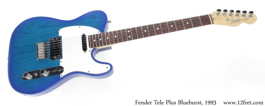 Fender Tele Plus Blueburst, 1993 Full Front View