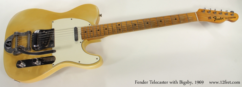 Fender Telecaster with Bigsby 1969 full front view