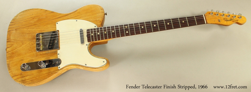 Fender Telecaster Finish Stripped, 1966 Full Front View