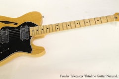 Fender Telecaster Thinline Guitar Natural, 1978 Full Front View