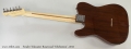 Fender Telecaster Rosewood 'Telebration', 2012 Full Rear View