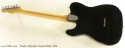 Fender Telecaster Custom Black 1974 full rear view