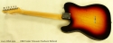 Fender Telecaster Sunburst Refinish 1966 full rear view