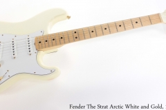 Fender The Strat Arctic White and Gold, 1982 Full Front View