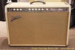 Fender Twin Amp Blonde 1962 Full Front View
