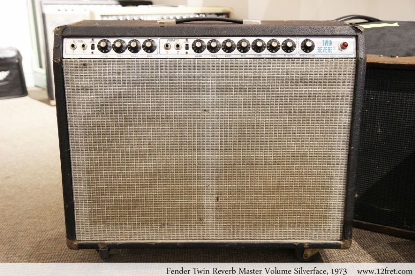 Fender Twin Reverb Master Volume Silverface, 1973 Full Front View