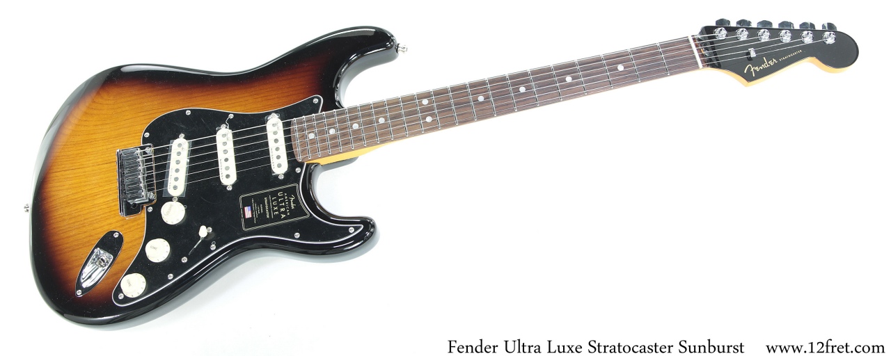 Fender Ultra Luxe Stratocaster Sunburst Full Front View