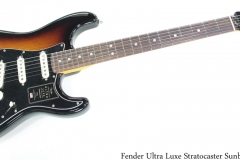 Fender Ultra Luxe Stratocaster Sunburst Full Front View