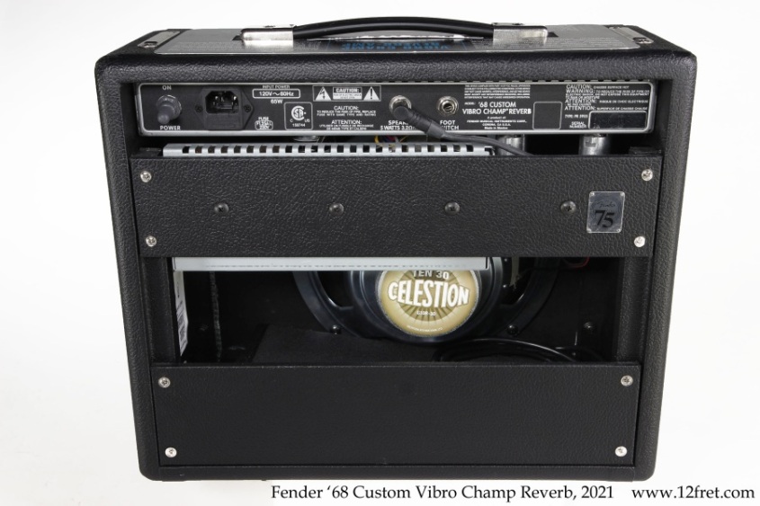 Fender '68 Custom Vibro Champ Reverb, 2021 Full Front View