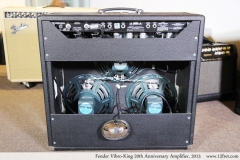 Fender Vibro-King 20th Anniversary Amplifier, 2013 Full Rear View
