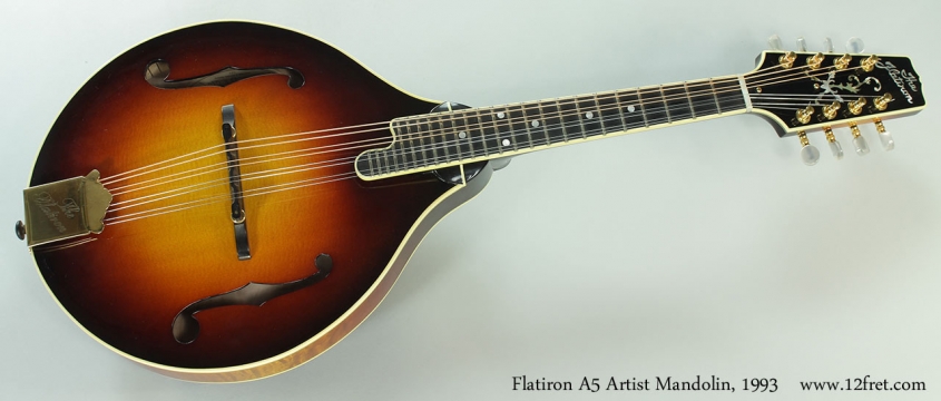 Flatiron A5 Artist Mandolin, 1993 Full Front View