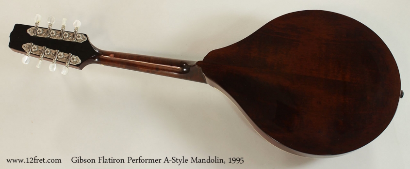 Gibson Flatiron Performer A-Style Mandolin, 1995 Full Rear View