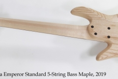 Fodera Emperor Standard 5-String Bass Maple, 2019 Full Rear View