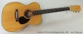 Franklin OM Koa Steel String Acoustic, 1981 Full Front View