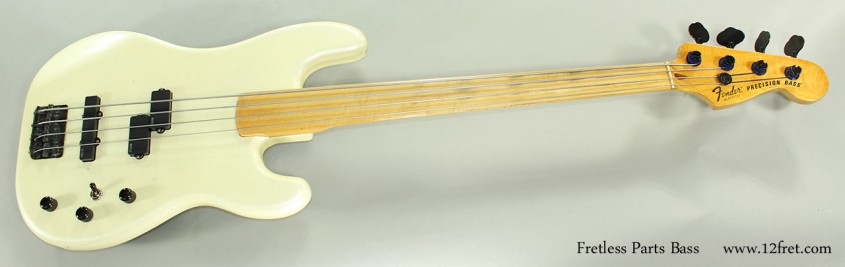 Fretless Parts Bass Full Front View