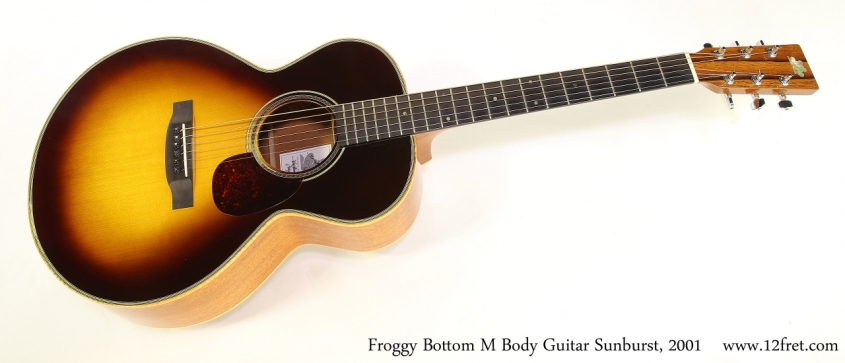 Froggy Bottom M Body Guitar Sunburst, 2001   Full Front View
