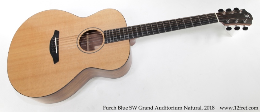 Furch Blue SW Grand Auditorium Natural, 2018 Full Front View