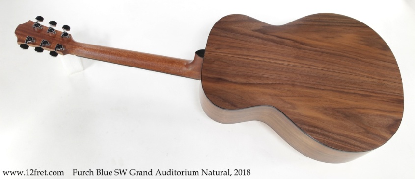 Furch Blue SW Grand Auditorium Natural, 2018 Full Rear View