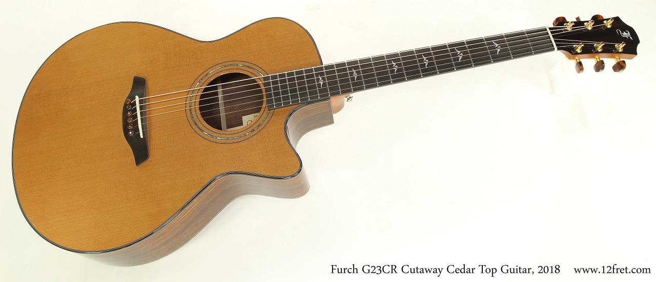 Furch G23CR Cutaway Cedar Top Guitar, 2018   Full Front View