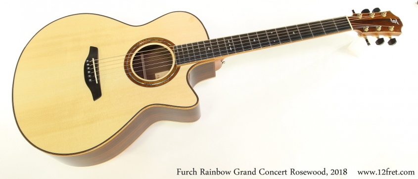 Furch Rainbow Grand Concert Rosewood, 2018 Full Front View