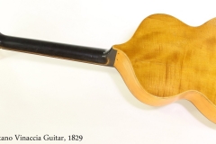 Gaetano Vinaccia Guitar, 1829 Full Rear View