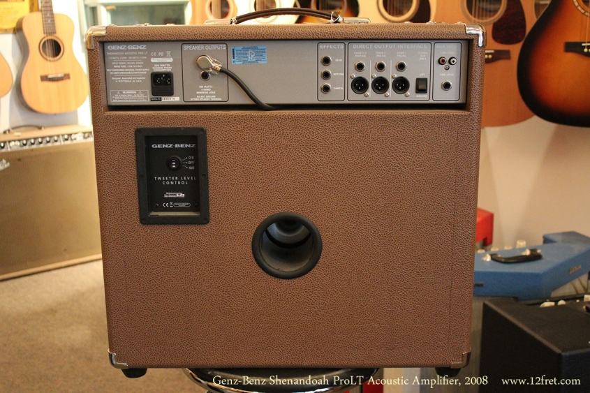 Genz-Benz Shenandoah ProLT Acoustic Amplifier, 2008 Full Rear View