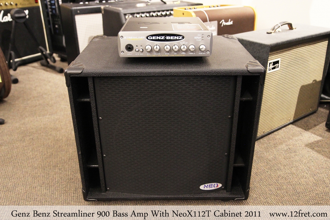 Genz Benz Streamliner 900 Bass Amp With NeoX112T Cabinet 2011 Full Front View