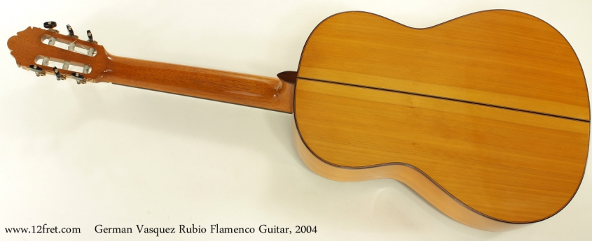 German Vasquez Rubio Flamenco Blanca 2004 full rear view